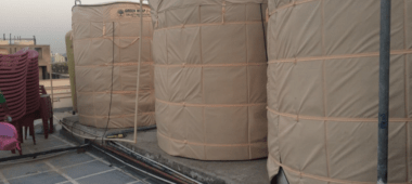 Insulation of water tanks