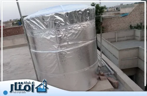 عزل الخزان بعد التلييس بخميس مشيط