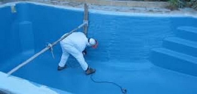 معالجة تسربات المسابح