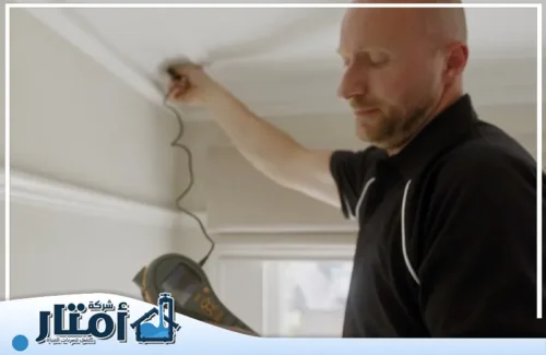 كشف تسربات الاسطح بعنيزة